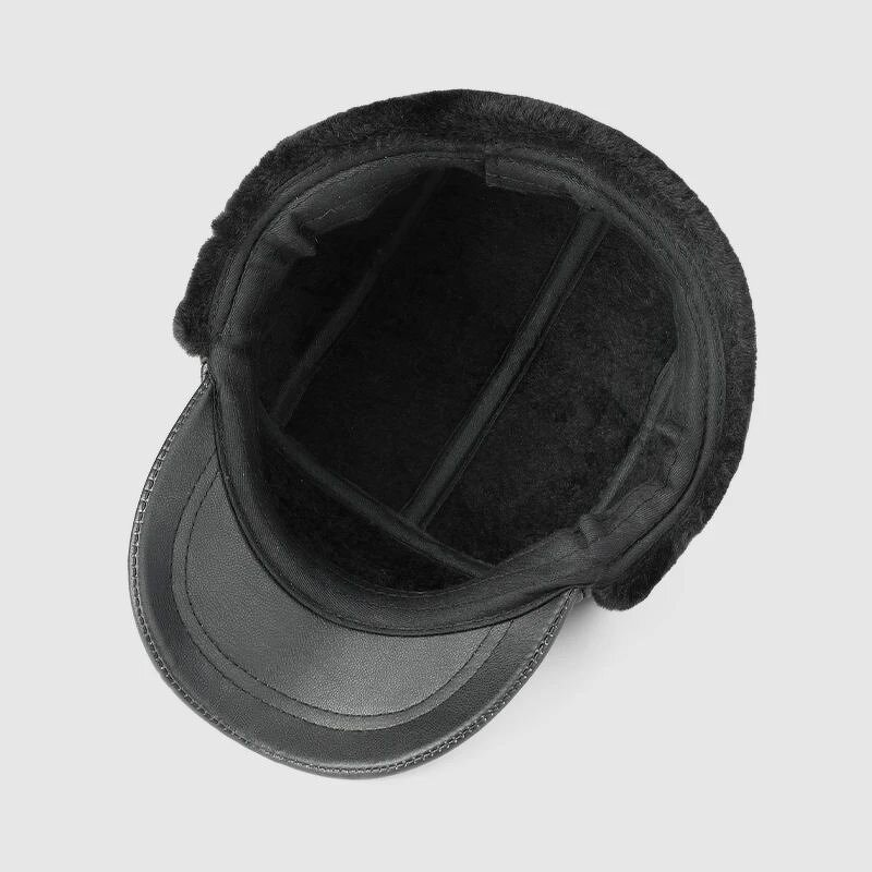 Winter Ear Protect Hat - Manufacturer - New Design Dad Hat Old Man Warm Outdoor Cold-proof