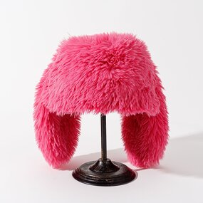 Bunny Ear Beanie - Manufacturer - Fuzzy Long Ear Plush Fluffy Rabbit Winter Warm Women Girls