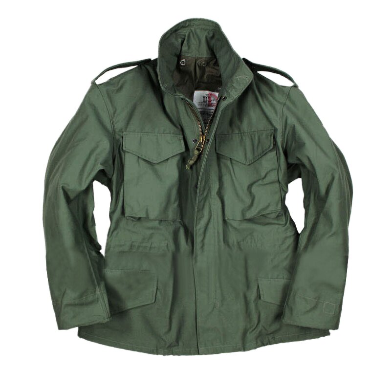 M65 Field Jacket - Manufacturer - Classic Men Multi-Pockets Canvas Embroidery Plus Size