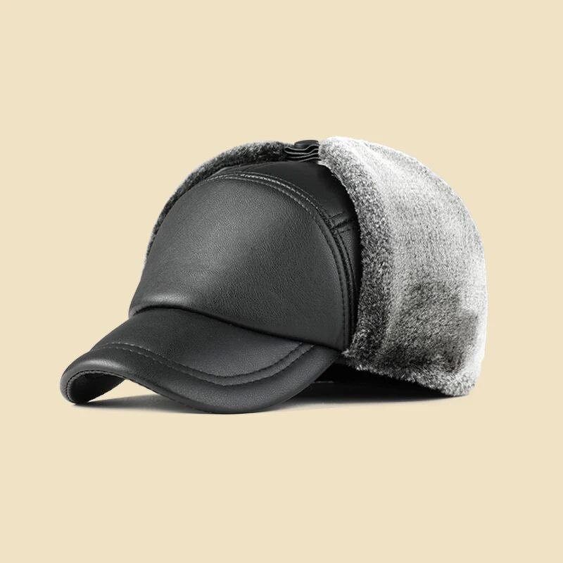 Winter Ear Protect Hat - Manufacturer - New Design Dad Hat Old Man Warm Outdoor Cold-proof