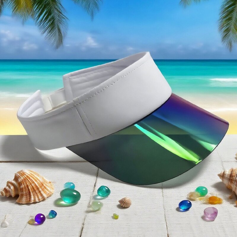 Clear Sun Visor Cap - Manufacturer - Custom Stylish Transparent UV Protection Adjustable Summer