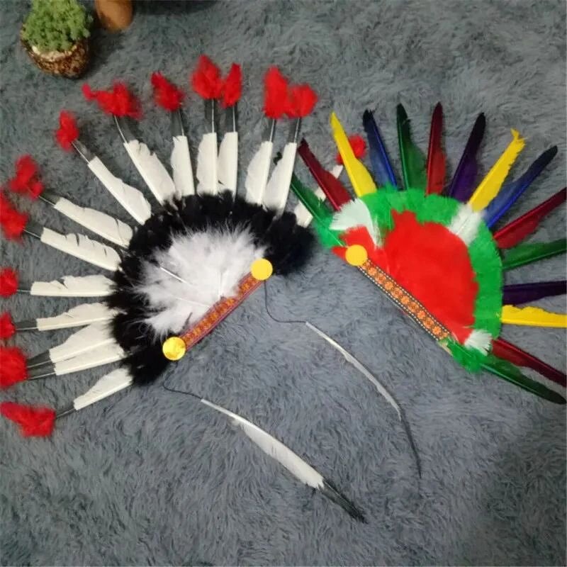 Indian Chief Headdress - Manufacturer - Christmas Cosplay Feather Thanksgiving Carnival Party