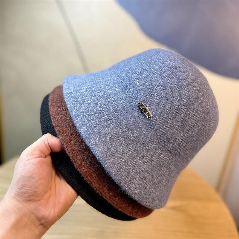 Crochet Fisherman Hat - Manufacturer - Custom Metal Logo Wide Brim Foldable Mixing Color Knitted