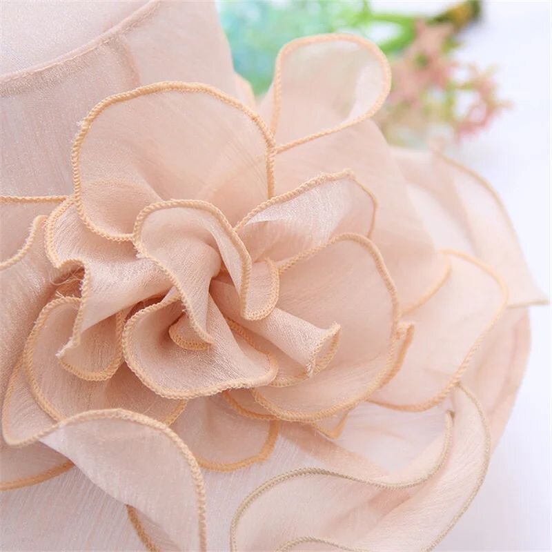 Wedding Church Hat - Manufacturer - Promotion Summer Beach Foldable Vintage White Party Women