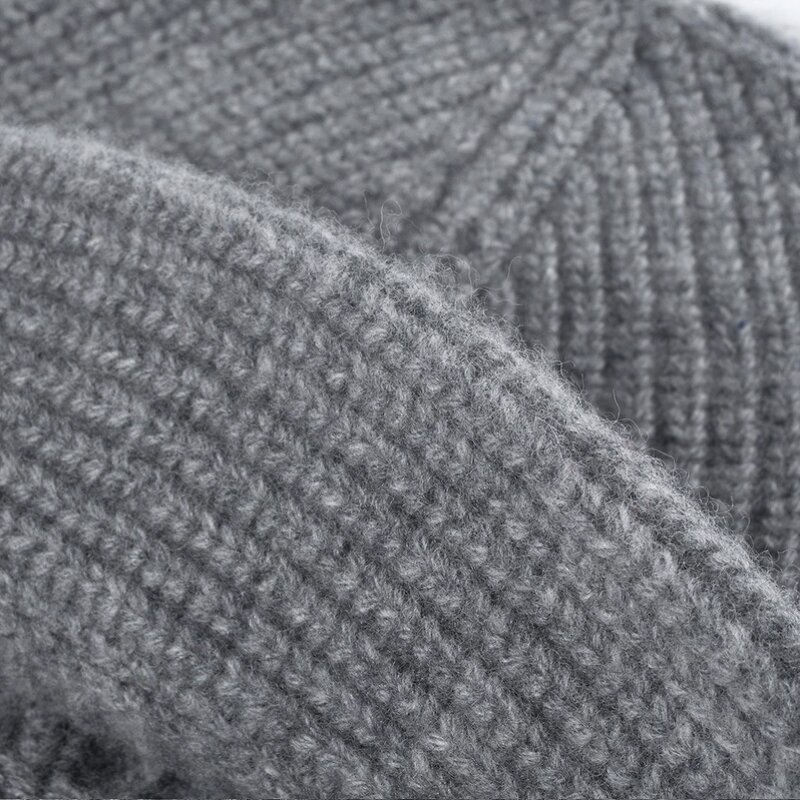 Wool Knitted Bucket Hat - Manufacturer - Custom Logo 100%Pure Autumn Winter Vintage Crochet