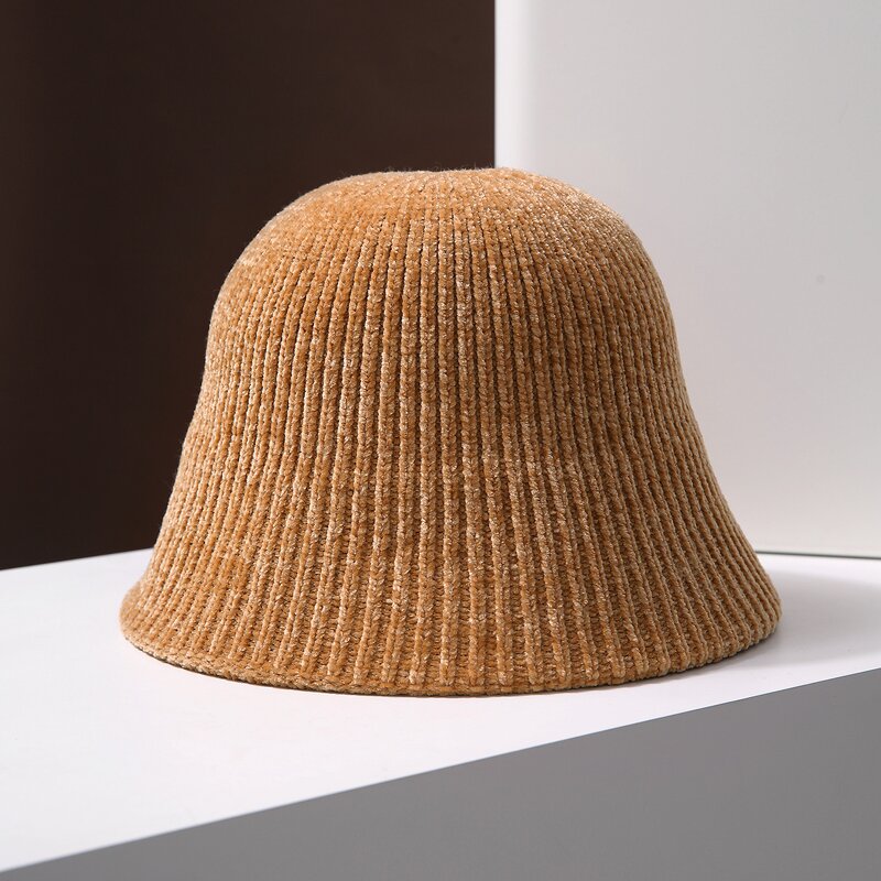 Chenille Bucket Hat - Manufacturer - Wholesale Custom Solid Stripe Wide Brim Packable Fisherman