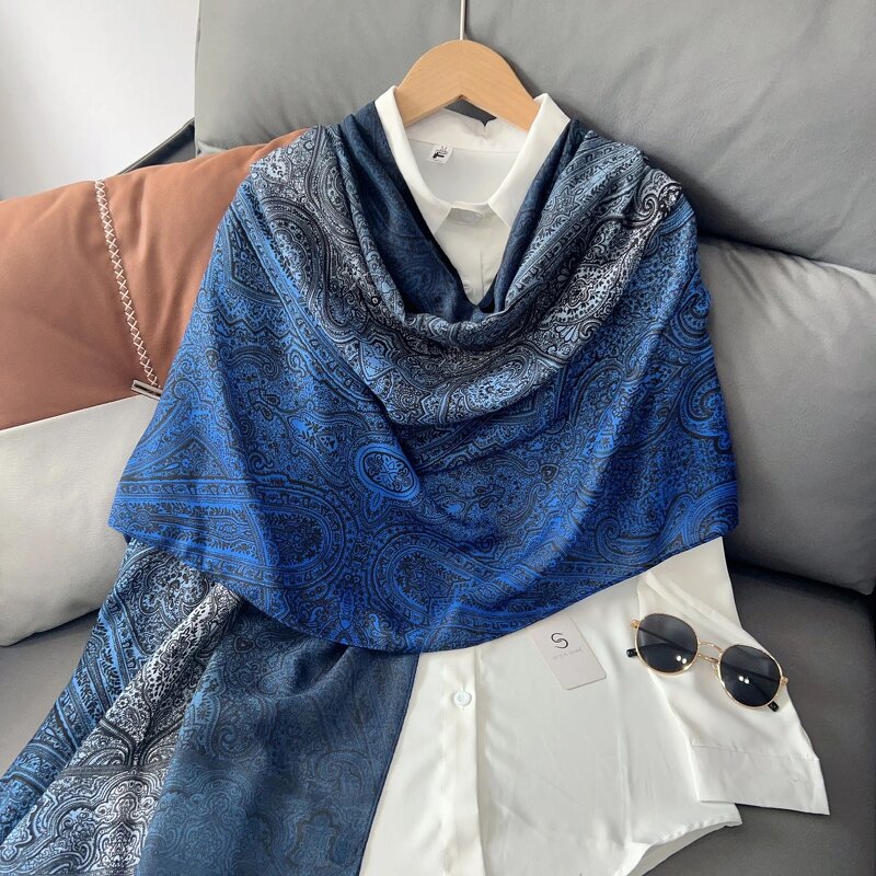 Hook Floral Scarf - Manufacturer - Fancy New 180*85CM Viscose Cashew Pattern Muslim Hijab