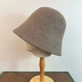 Wool Felt Bucket Hat - Manufacturer - Custom Logo Vintage Winter Church Wedding Lady Cloche
