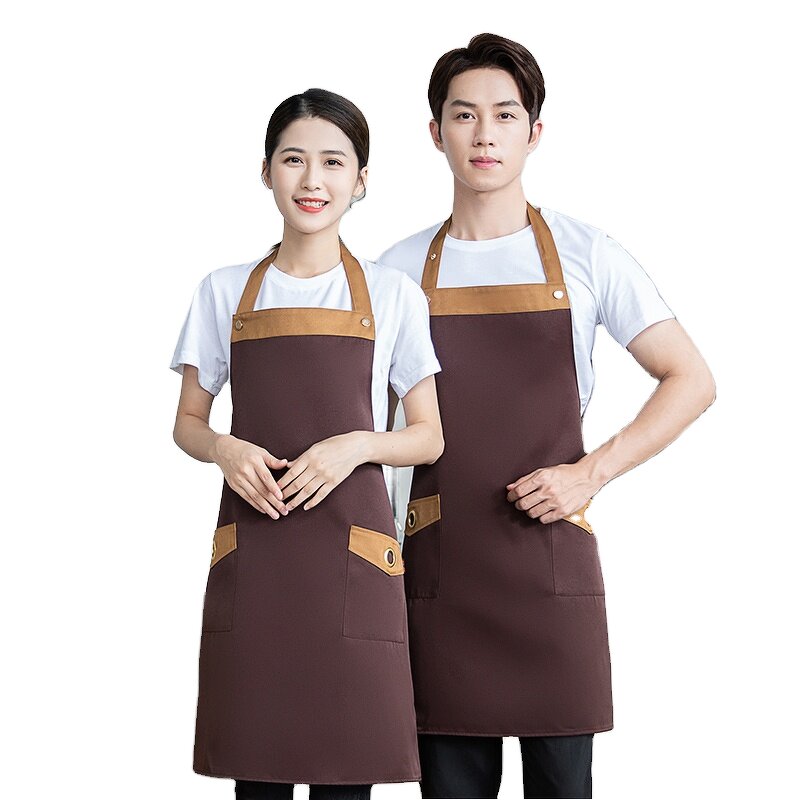 Kitchen Apron - Manufacturer - Women Men Waterproof Pockets Custom Twill Canvas Chef Uniform