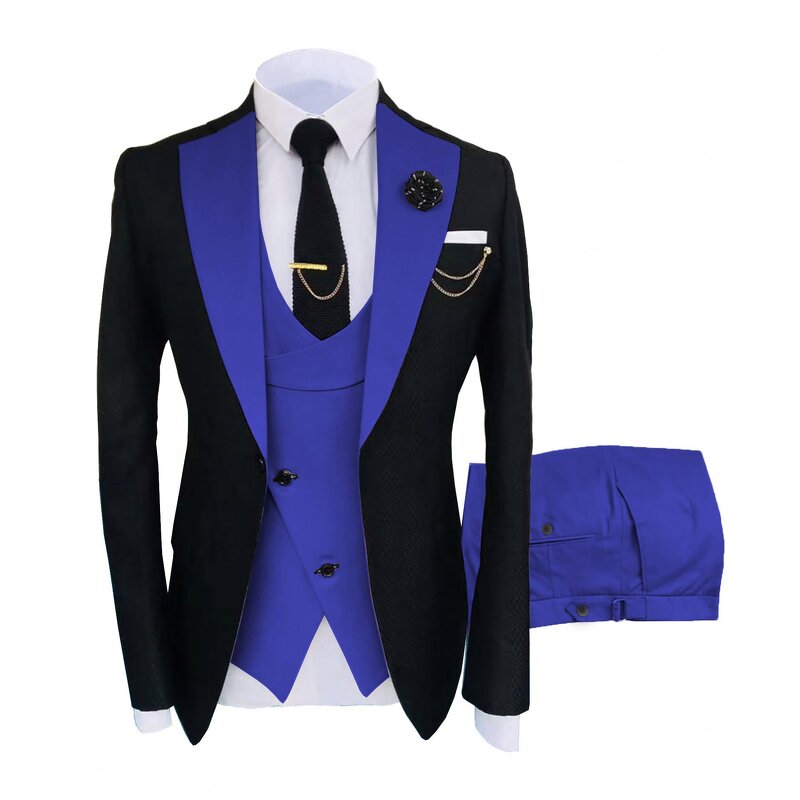 Business Suit Manufacturer - Three-Piece Formal Slim-Fit Banquet