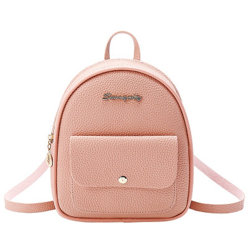 Backpack Manufacturer - PU Leather Multi-Function Small School