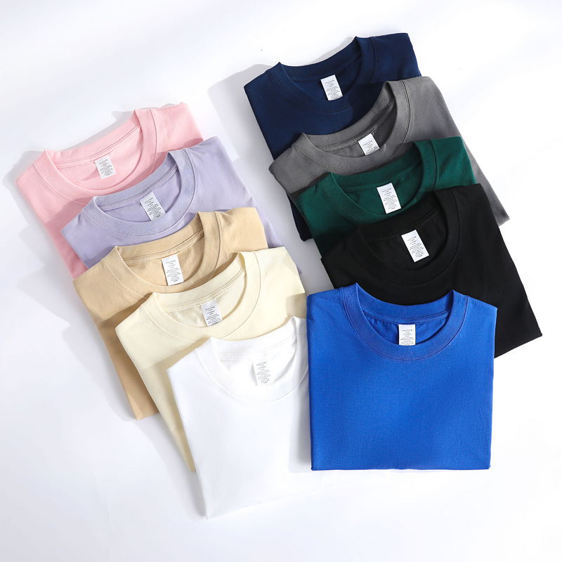 Men's T-Shirt Manufacturer - 230g Heavyweight Pure Cotton Short-Sleeved