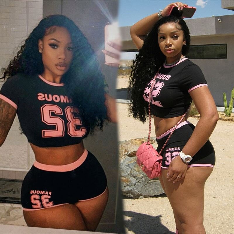 Shorts Set Manufacturer - Two Piece Casual Fitness for Women