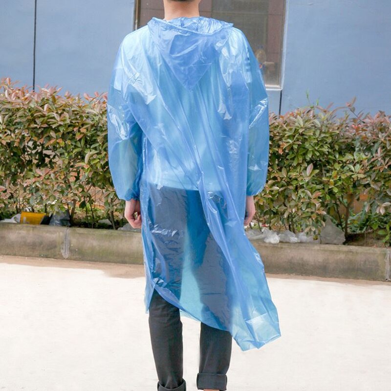 Raincoat Manufacturer - Disposable Adult Waterproof Hood Travel