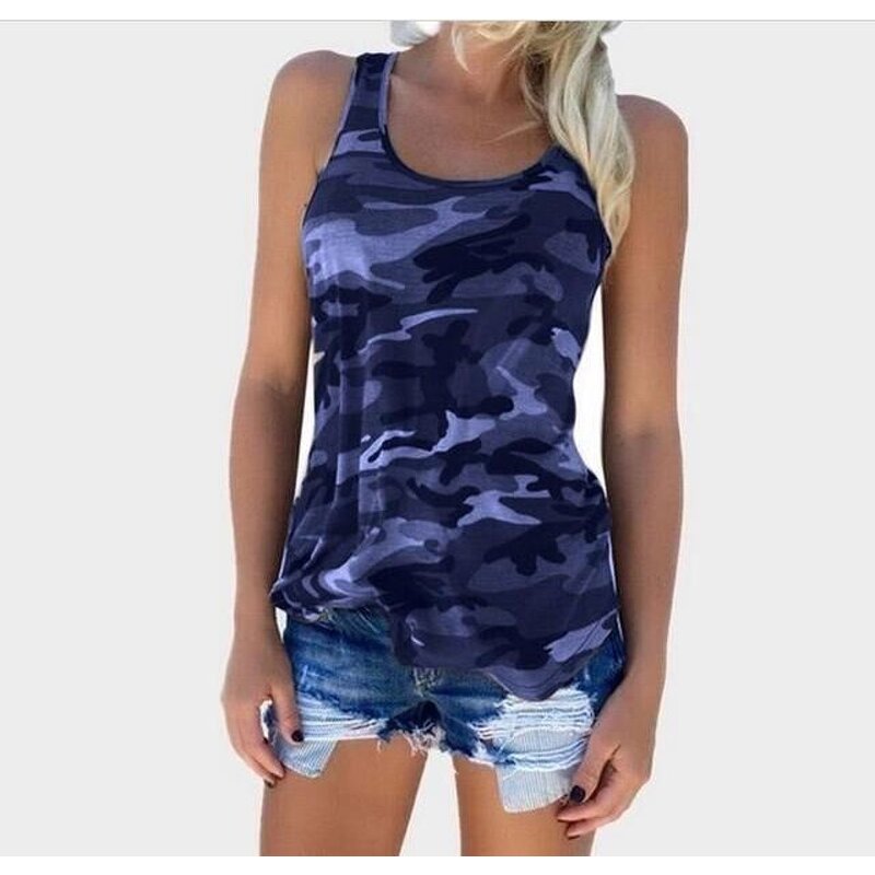 Tank Top Manufacturer - Gym Vest Camo Custom Washed Casual
