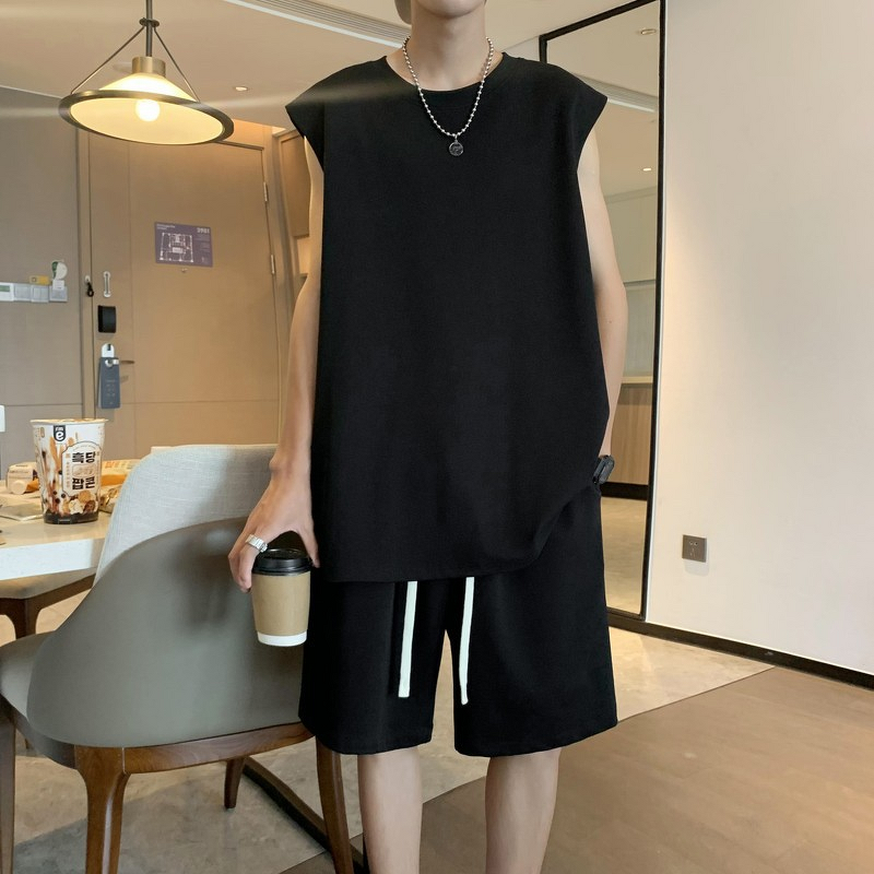 Sportswear Set Manufacturer - Sleeveless Vest & Shorts Casual