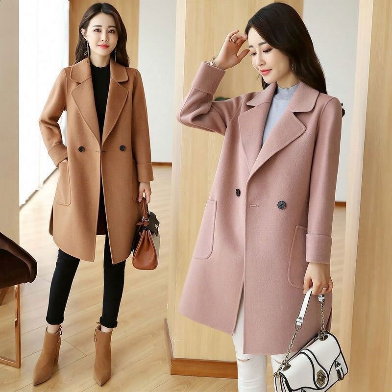 Coat Manufacturer - Fashionable Long Double Button Winter Plus Size