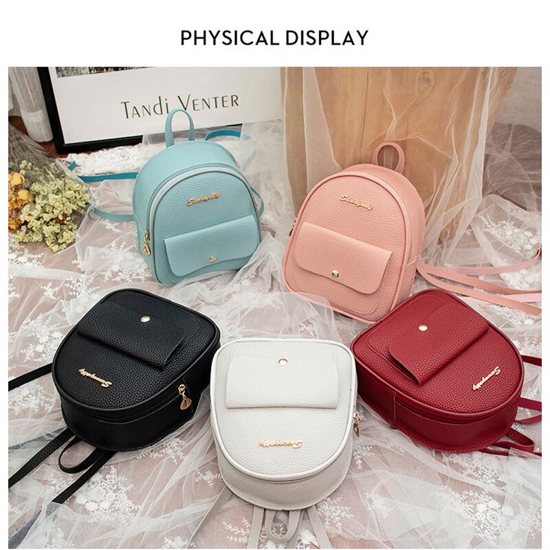 Backpack Manufacturer - PU Leather Multi-Function Small School