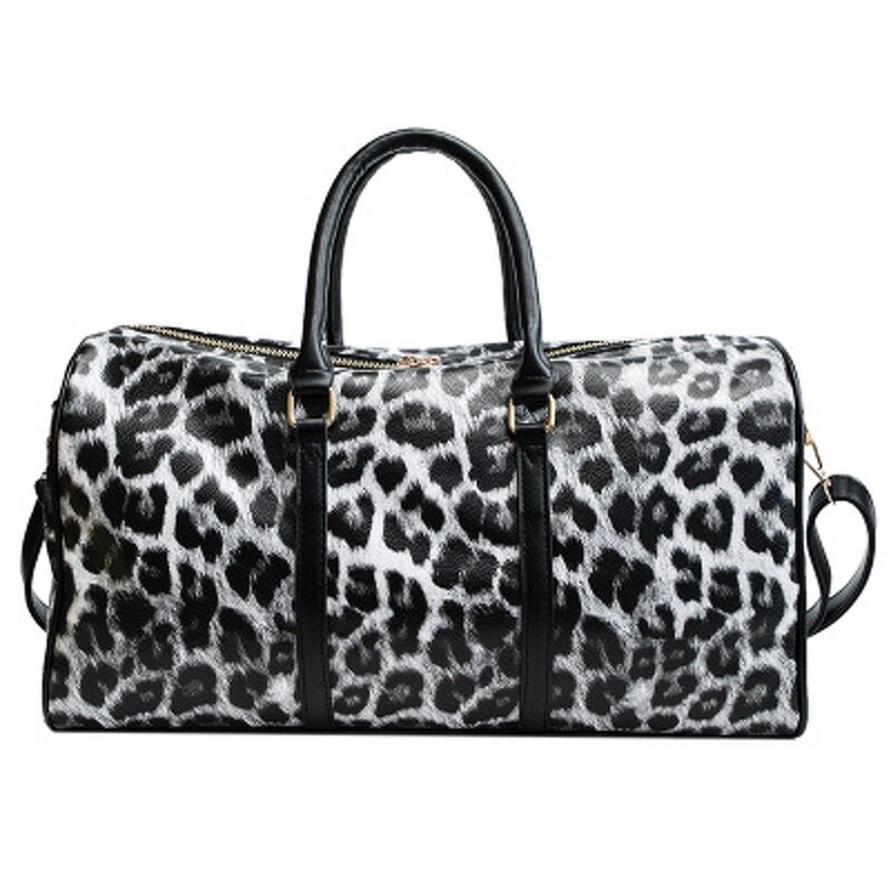 Duffle Bag Manufacturer - Pu Leather Leopard Print Waterproof Travel