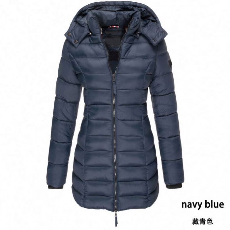 Jacket Manufacturer - Cotton Padded Long Slim Body Puffer Coat