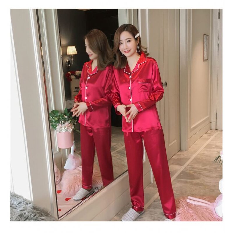 Pajamas Set Manufacturer - Long Sleeve Sleepwear Lady Nightwear