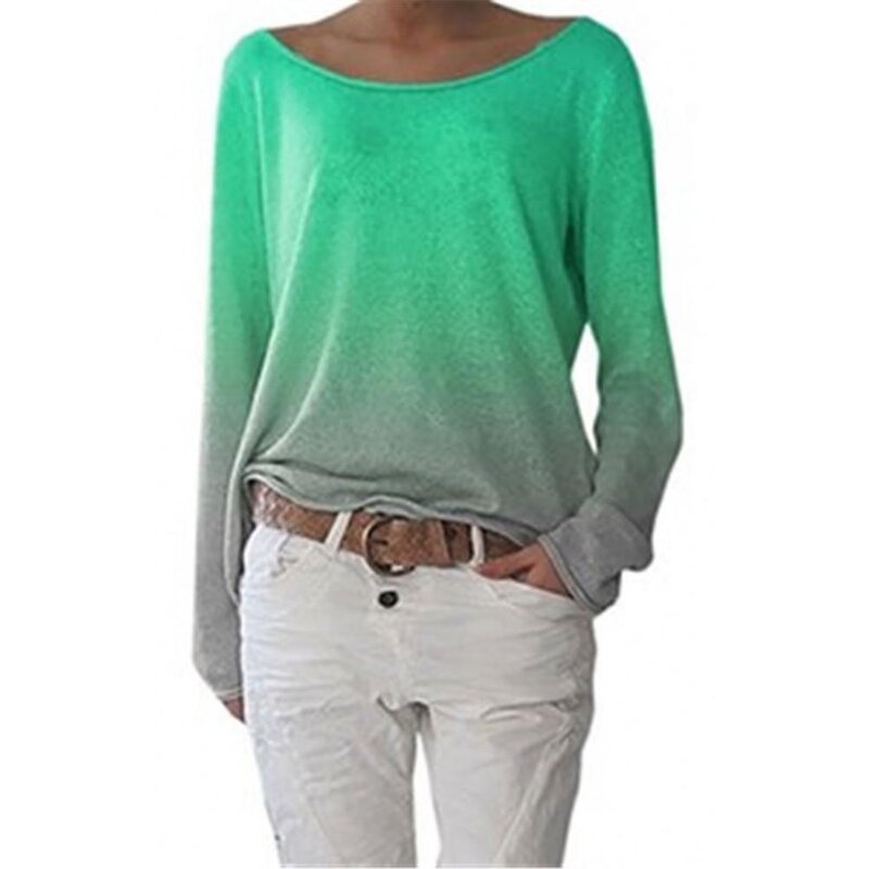 T-Shirt Manufacturer - Long Sleeve Crew Neck Knitted Cotton