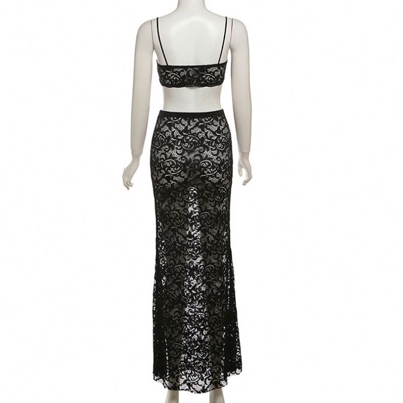 Maxi Skirt Set Manufacturer - Two Piece Lace Sexy Boutique