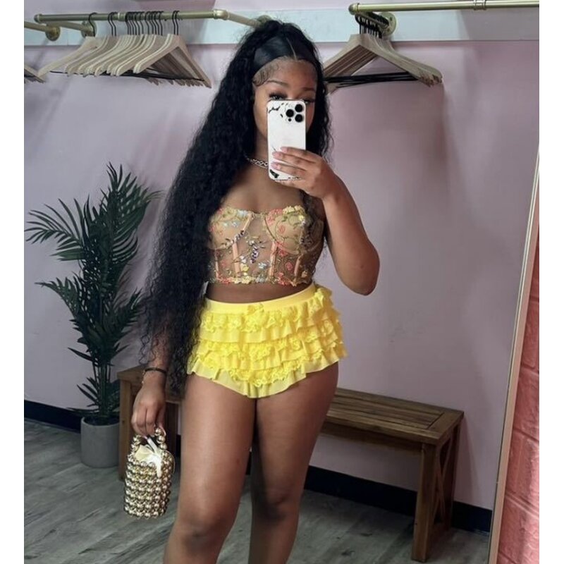 Tank Tops Manufacturer - Lace Sexy Corset Top S-XL