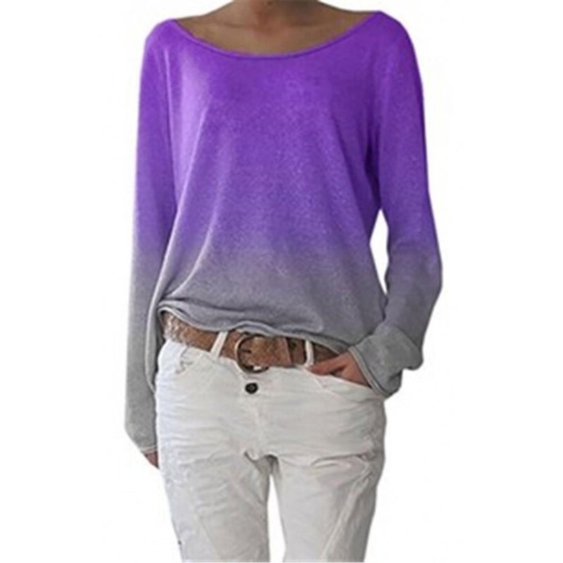 T-Shirt Manufacturer - Long Sleeve Crew Neck Knitted Cotton