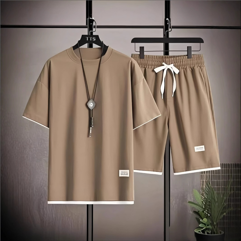 Men's Set Manufacturer - Short Sleeve T-Shirt & Youth Shorts Digital