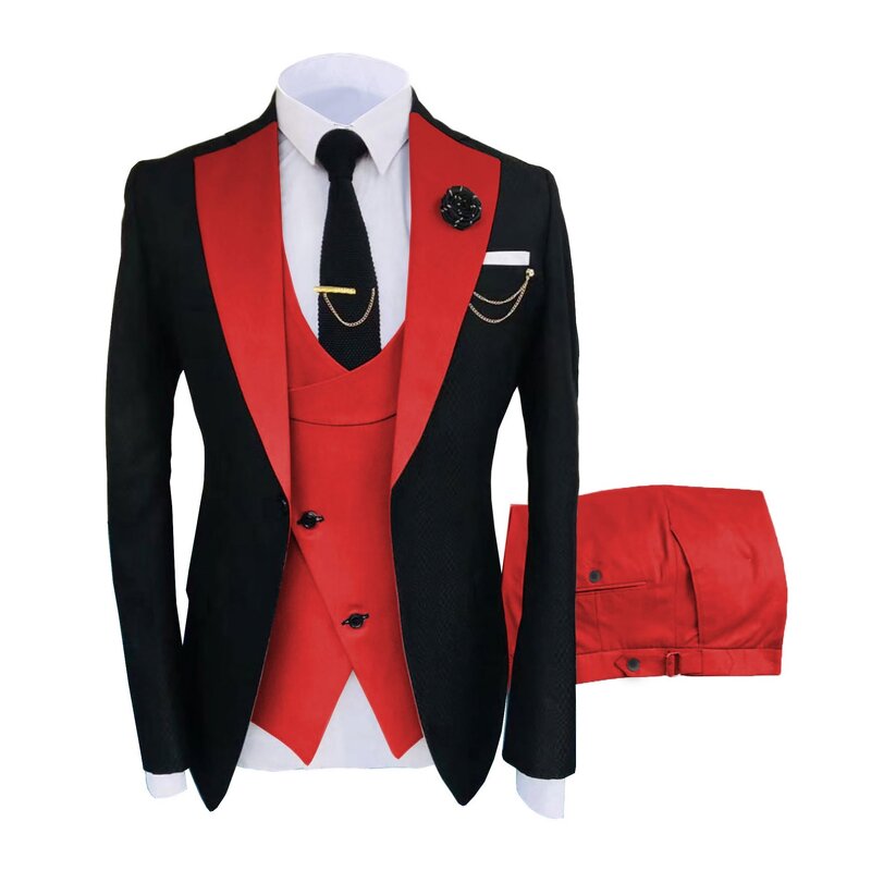 Business Suit Manufacturer - Three-Piece Formal Slim-Fit Banquet