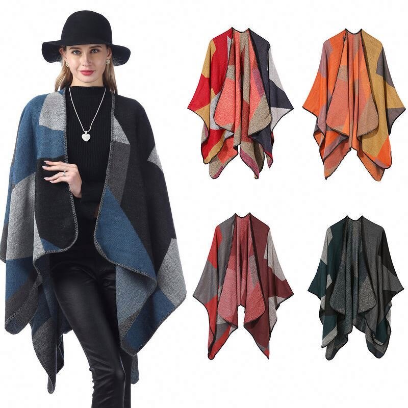 Cardigan Manufacturer - Woolen Big Scarf Casual Long Slim Knitted