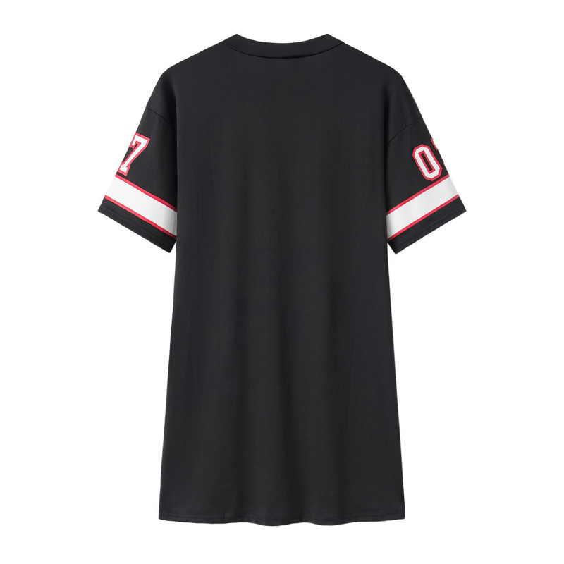 Dress Manufacturer - Casual Hip-Hop Letter Print Short-Sleeved