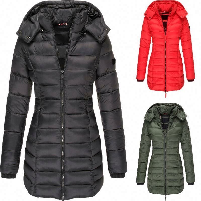 Jacket Manufacturer - Cotton Padded Long Slim Body Puffer Coat