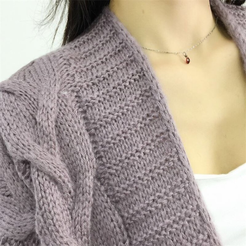 Sweater Manufacturer - Front Open Long Knitted Cardigan Coat