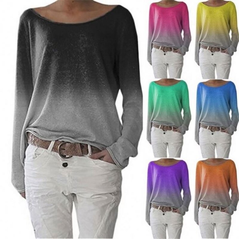 T-Shirt Manufacturer - Long Sleeve Crew Neck Knitted Cotton