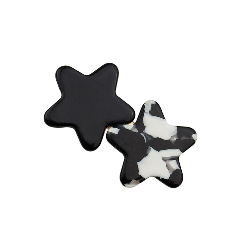 Hairpin Manufacturer - Cute Girly Heart Duckbill Clip Acetate