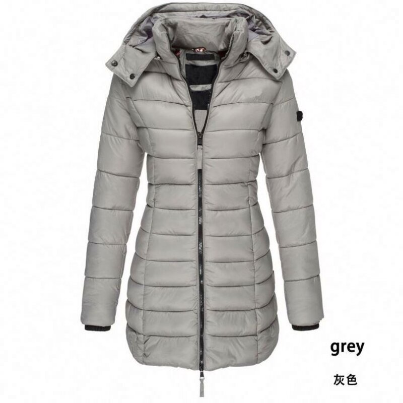 Jacket Manufacturer - Cotton Padded Long Slim Body Puffer Coat