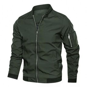 Jacket Manufacturer - Men's Stand Collar Zipper Pocket Outdoor