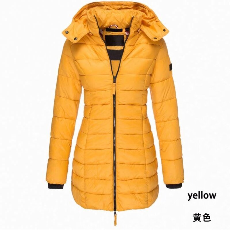 Jacket Manufacturer - Cotton Padded Long Slim Body Puffer Coat