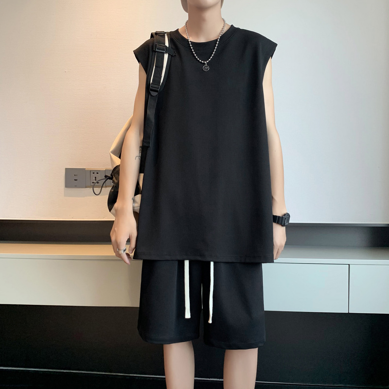 Sportswear Set Manufacturer - Sleeveless Vest & Shorts Casual