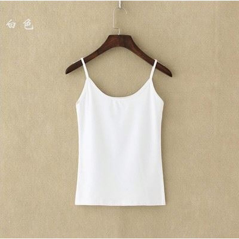 Tank Top Manufacturer - Solid Color Spandex Sexy Sleeveless Casual