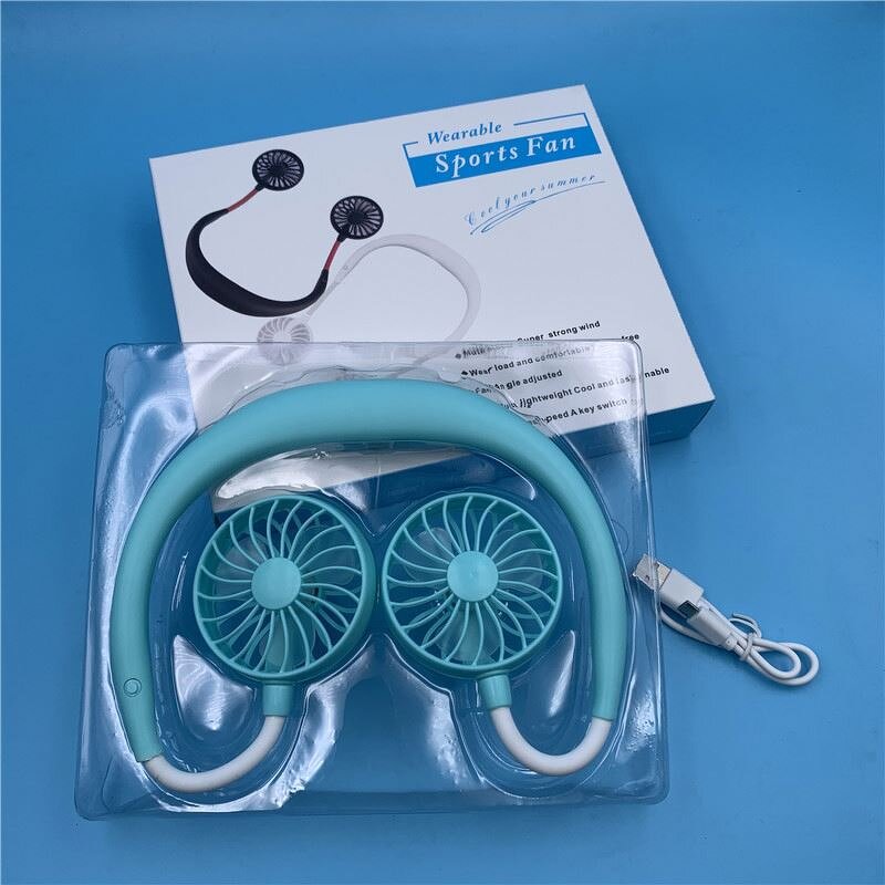Neck Band Fan Manufacturer - Hands-Free USB Rechargeable Dual Air Cooler