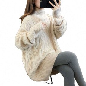Sweater Manufacturer - Turtleneck Long Loose Thickened Knitting