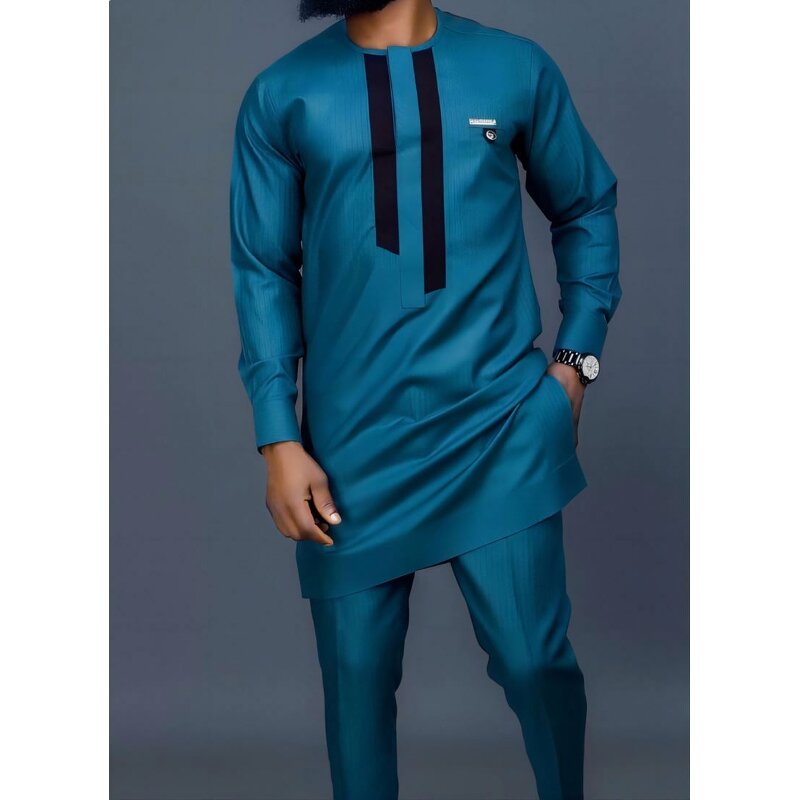 Shirt Suits Manufacturer - African Middle East Long Sleeve O-neck