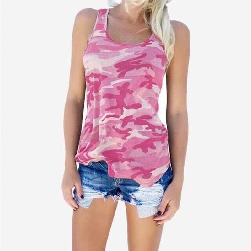 Tank Top Manufacturer - Gym Vest Camo Custom Washed Casual