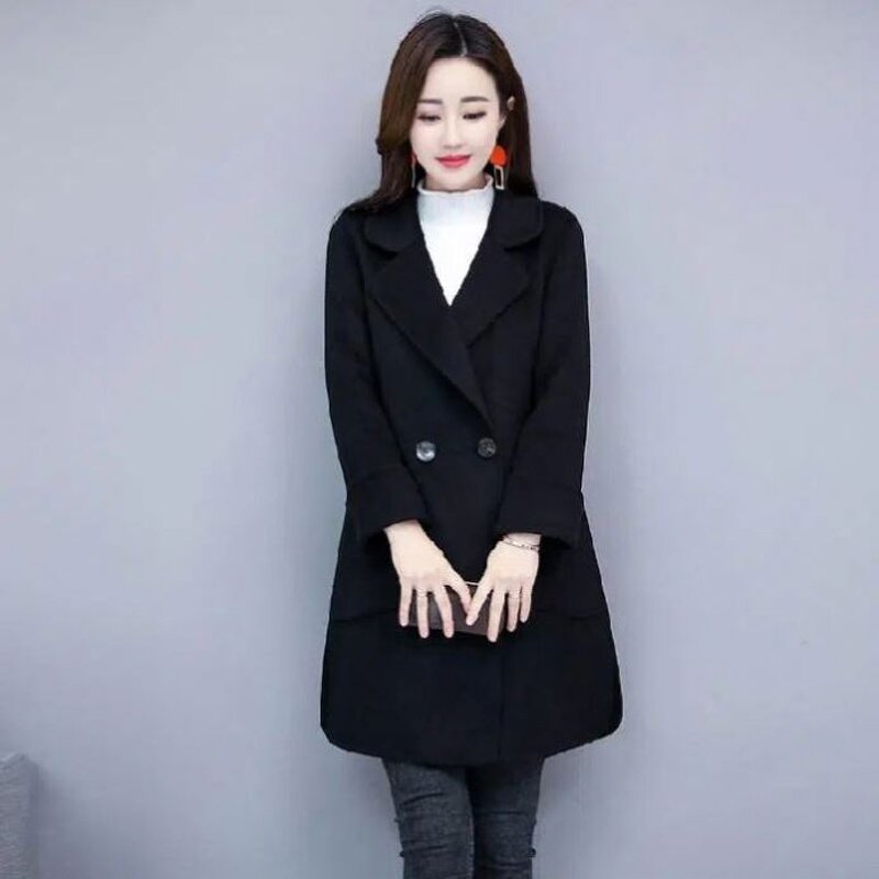 Coat Manufacturer - Fashionable Long Double Button Winter Plus Size