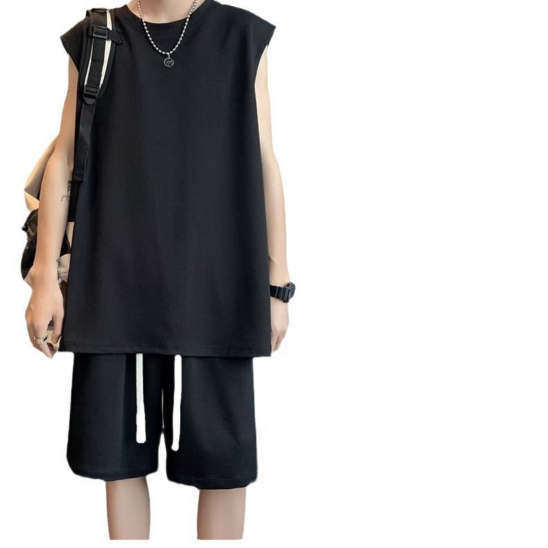 Sportswear Set Manufacturer - Sleeveless Vest & Shorts Casual