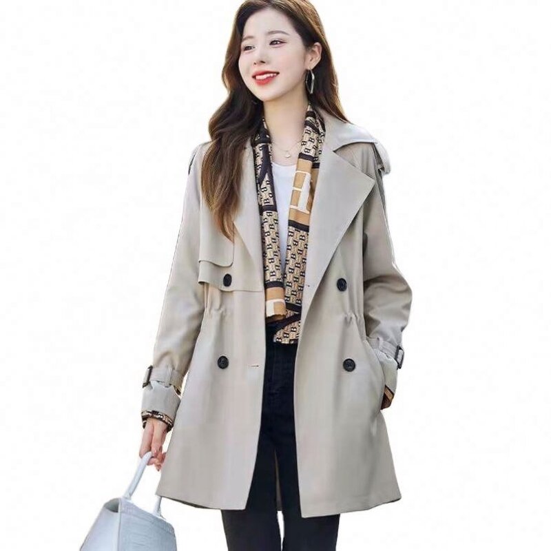 Trench Coat Manufacturer - Designer Plaid Plus Size Luxury