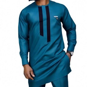 Shirt Suits Manufacturer - African Middle East Long Sleeve O-neck
